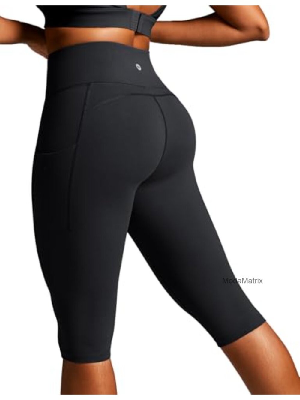 High Waisted Capri Leggings with Pockets, Buttery Soft Stretch Activewear